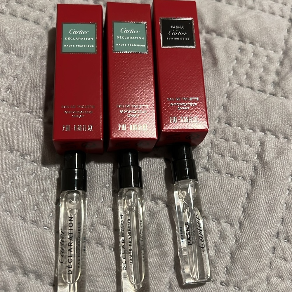 CARTIER THREE MINI CARTIER FRAGRANCE SAMPLES - Picture 5 of 5